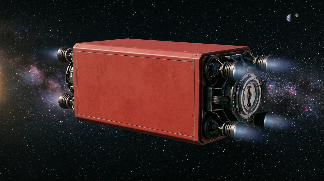 RedTransporter CargoPod A72 in flight